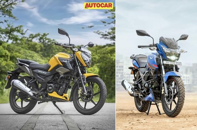 TVS Apache line-up outsells Raider 125 for the first time...